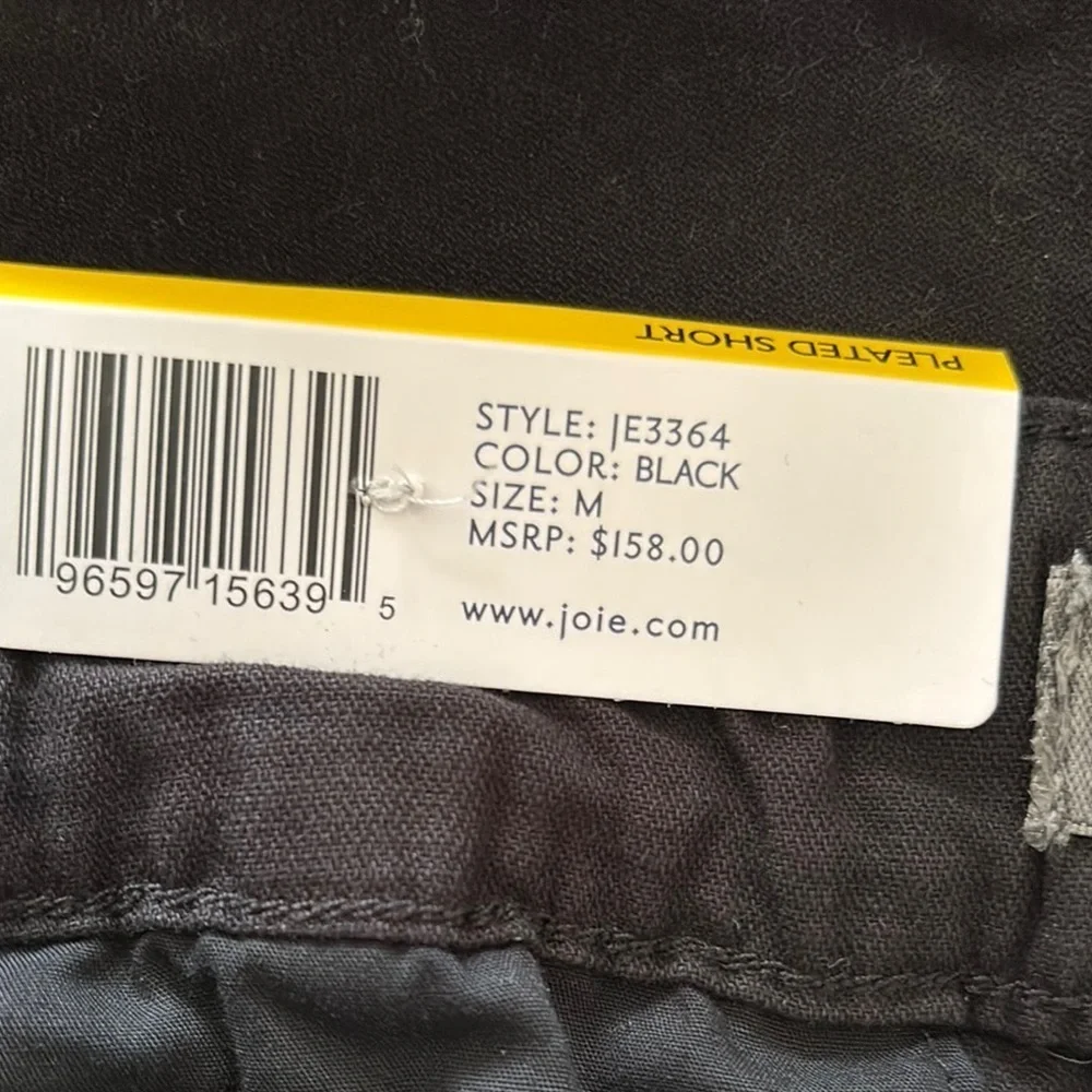 Bnwt Black Pleated Womens Shorts by Joie